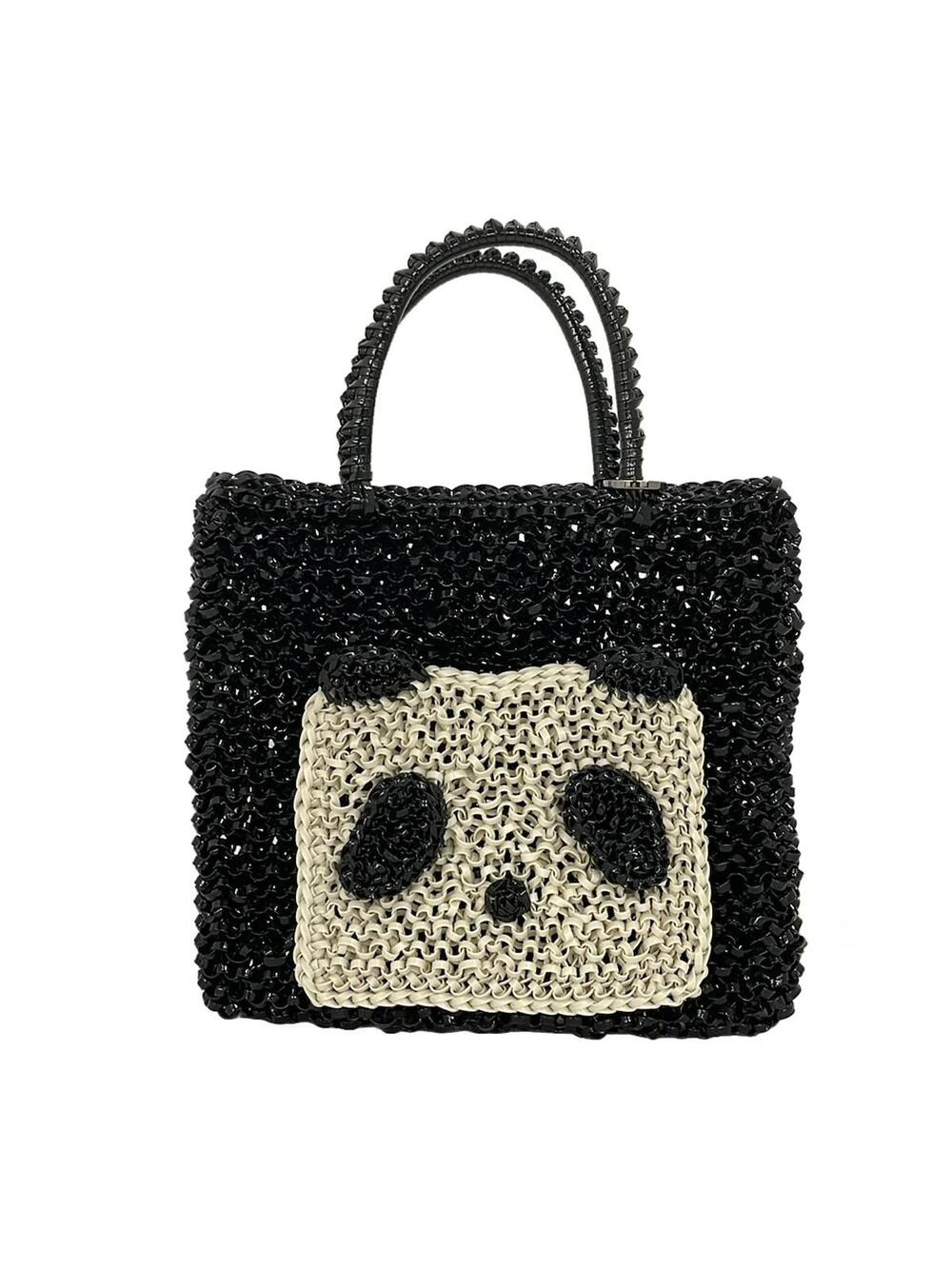 Anteprima Animale Panda Wire Bag Black #293159A55B